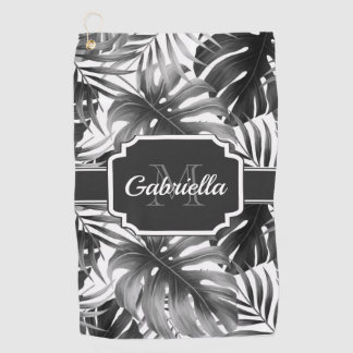 Tropical Pattern Golf Towel