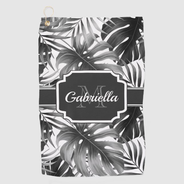 Tropical Pattern Golf Towel (Front)