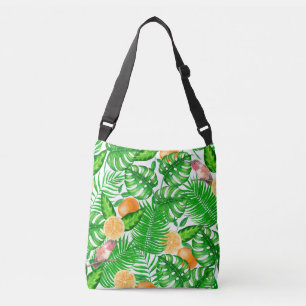 Tropical pattern, hummingbirds II Crossbody Bag