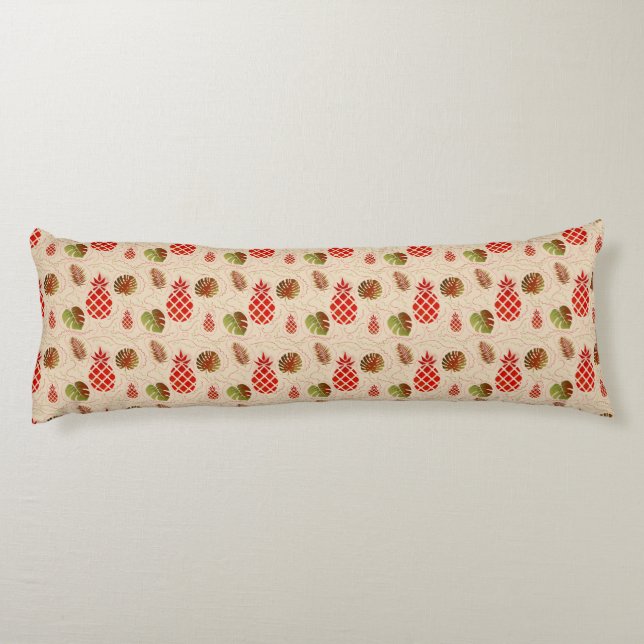Tropical pattern light body cushion (Back)