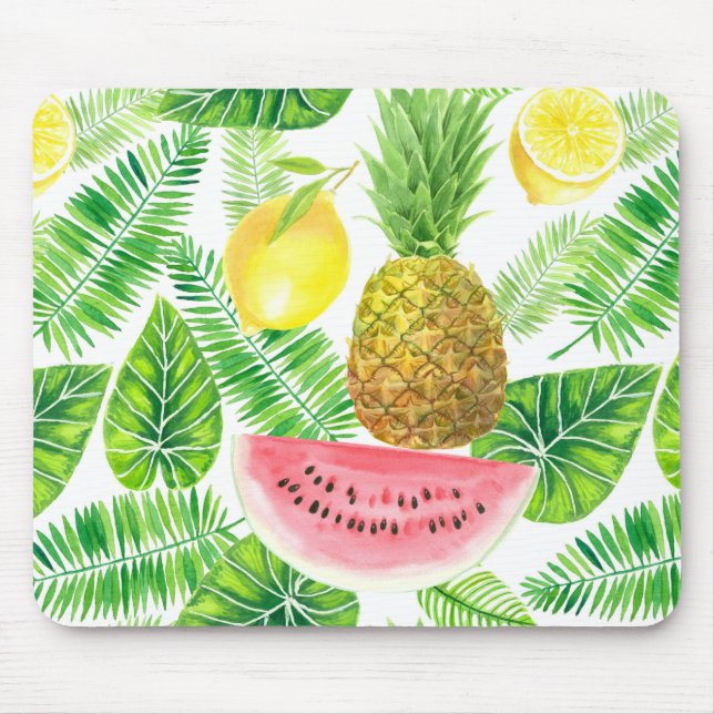 Tropical pattern mouse mat (Front)