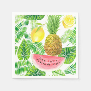 Tropical pattern napkin
