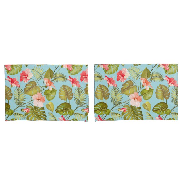 Tropical Pattern Pillowcase (Front-Set)