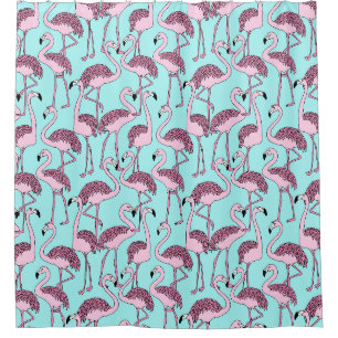 Tropical Pattern Shower Curtain