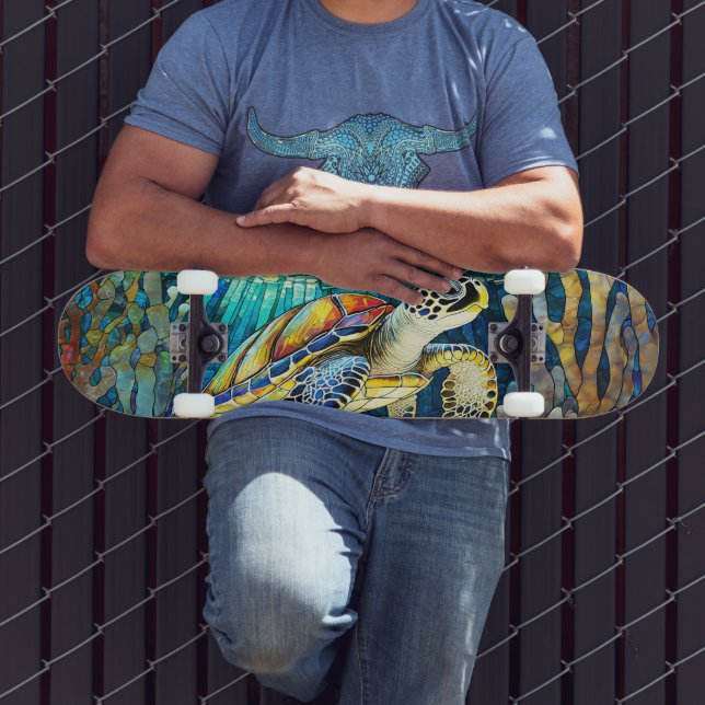 Tropical pattern skateboard  (Outdoor 3)