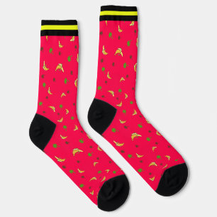 Tropical pattern socks