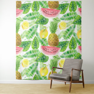 Tropical pattern tapestry