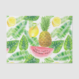 Tropical pattern tissue paper