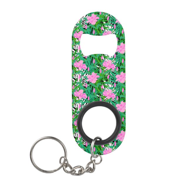 Tropical Pattern With Jungle Flowers (Front)