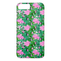 Tropical Pattern With Jungle Flowers