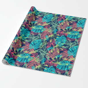 Tropical pattern wrapping paper