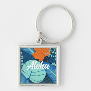 Tropical Patterns Plant Art Plant Life Art Leaves Key Ring