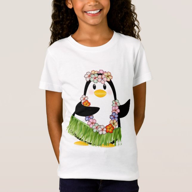 Tropical Penguin T-Shirt (Front)