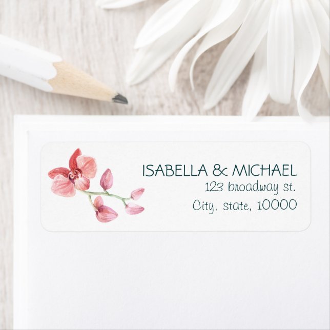 Tropical Personalised Wedding Address (Insitu)