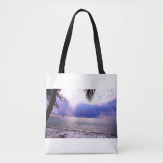 Tropical Photo Print Tote Bag