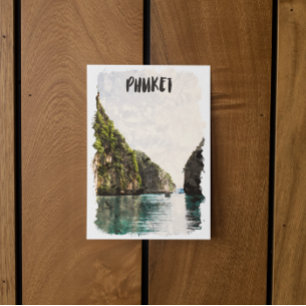 Tropical Phuket Thailand Coastal Landscape Postcard