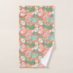 Tropical Pickleball Paradise Hand Towel