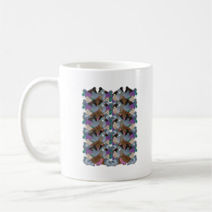 Tropical Pigeon Pattern Coffee Mug
