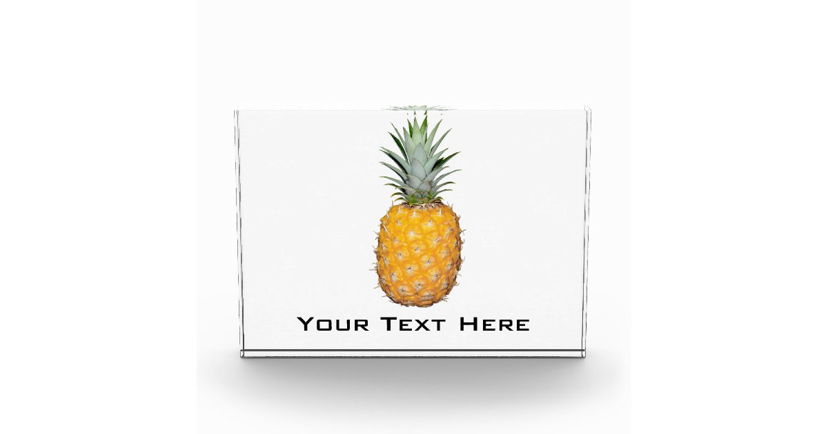 Tropical pineapple award Zazzle