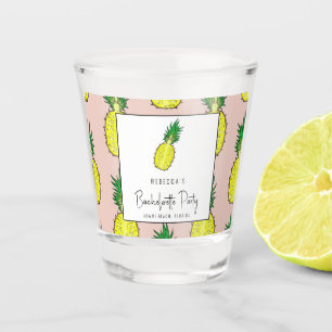Tropical Pineapple Bachelorette Weekend Party Shot Glass