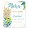 Tropical Pineapple Beach Baby Shower Welcome Sign