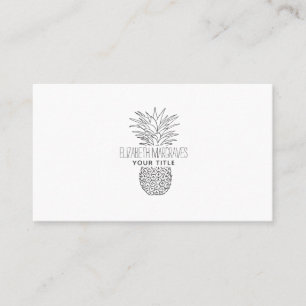 Tropical Pineapple Business Card