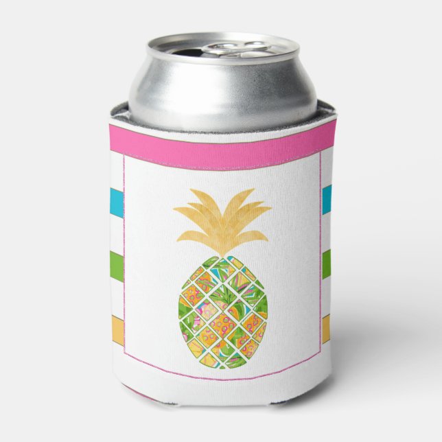 Tropical Pineapple Can Cooler (Can Front)
