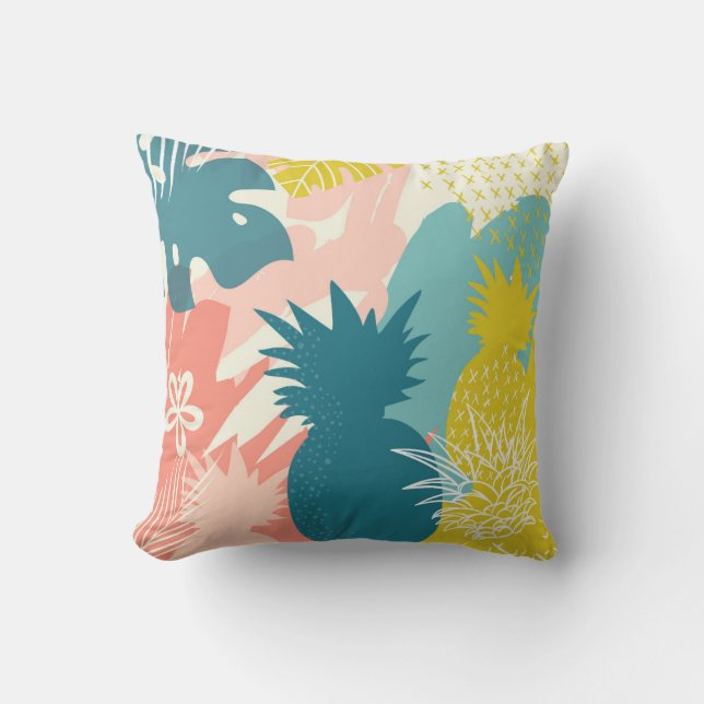 Tropical Pineapple Cushion (Front)