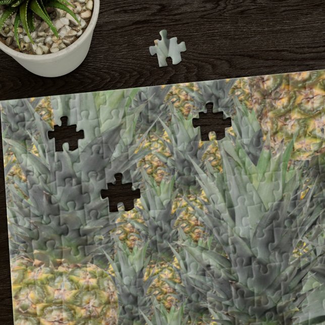 Tropical Pineapple Difficult Jigsaw Puzzle (If you love pineapples and difficult puzzles, this is this puzzle just for you)