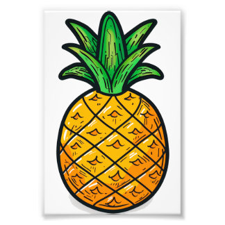 Tropical Pineapple: Flavour of Summer Photo Print