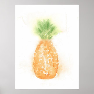 Tropical Pineapple Poster