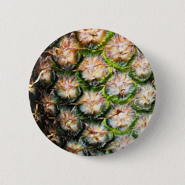 Tropical Pineapple Punch Texture 6 Cm Round Badge (Front)