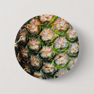 Tropical Pineapple Punch Texture 6 Cm Round Badge