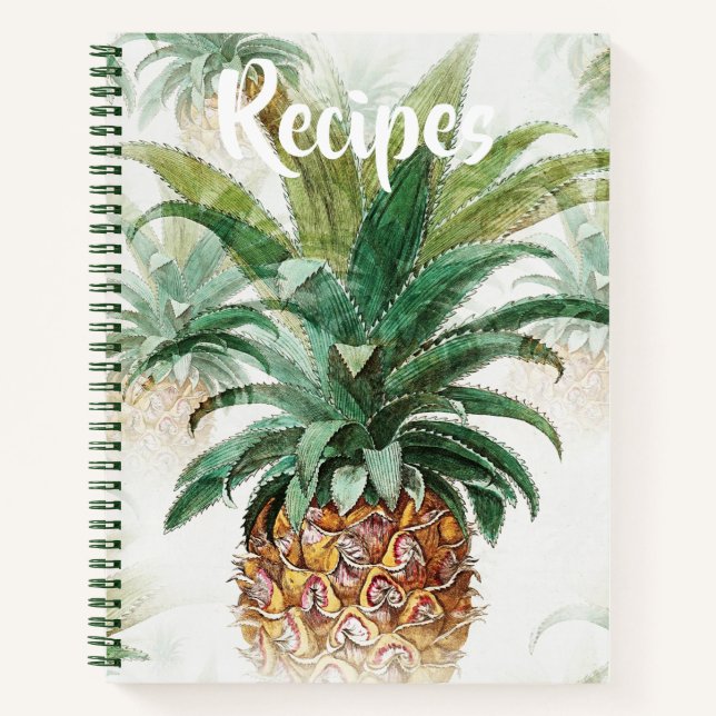 Tropical Pineapple Recipe Book (Front)