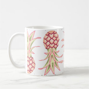 Tropical Pineapple Summer Seamless Print Coffee Mug