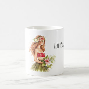 Tropical Pineapple Sunglasses Sunshine Coffee Mug