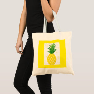 Tropical Pineapple Tote Bag