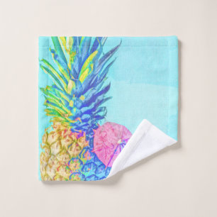 Tropical Pineapple Wash Cloth