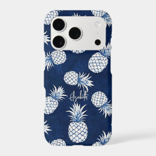 Tropical Pineapple with Name – Watercolor Style