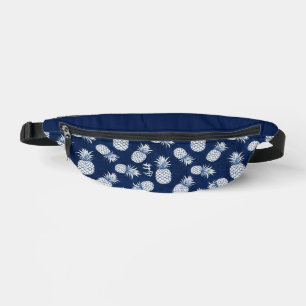Tropical Pineapple with Name – Watercolor Style Bum Bags