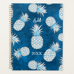 Tropical Pineapple with Name – Watercolor Style Planner