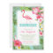 Tropical Pink Flamingo Floral Bridal Shower
