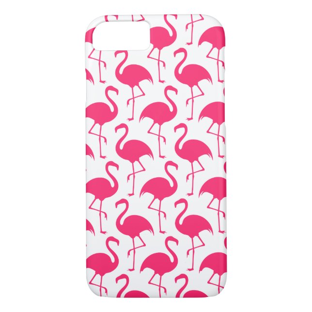Tropical Pink Flamingo Pattern Case-Mate iPhone Case (Back)