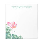 Tropical Pink Flamingo Personalised Stationery