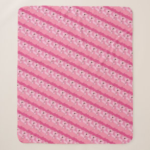Tropical Pink Flamingo Throw Blanket Home Decor