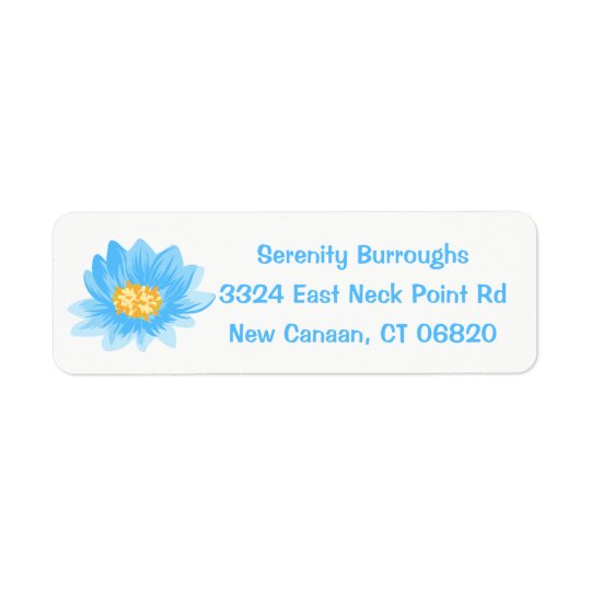 Tropical Pink Flamingos Love - Wedding Beach Luau Return Address Label