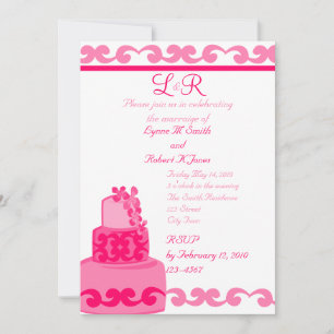 Tropical Pink Invitation