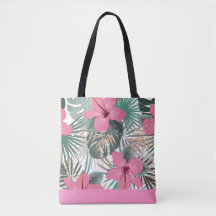 Tropical Pink Lush Hibiscus 
