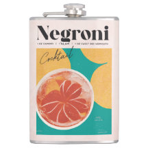 Tropical Pink Negroni Cocktail Retro