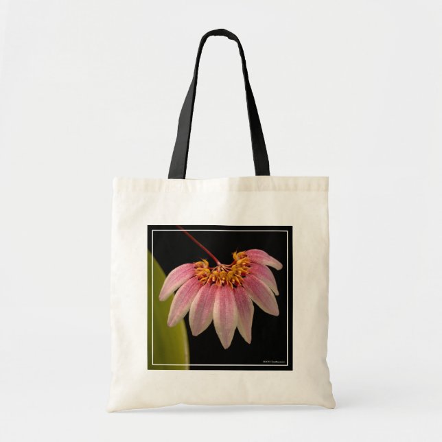 Tropical Pink Orchid Tote Bag (Front)